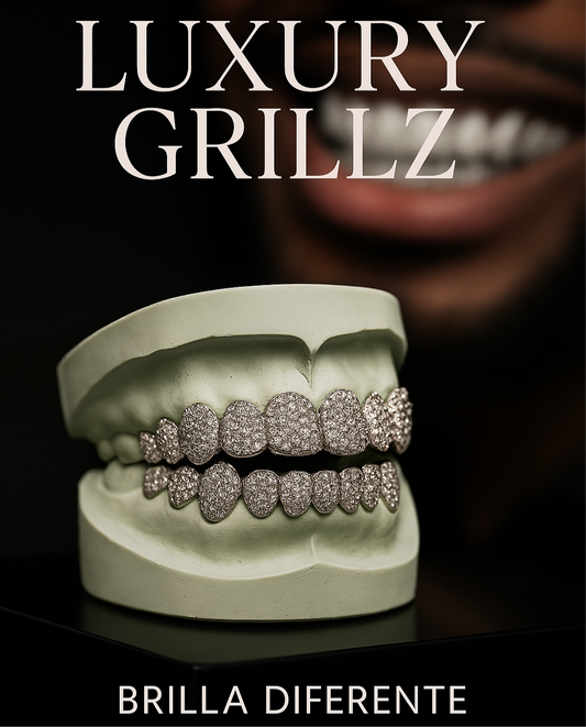 GRILLZ PLATEADOS DE LUJO
